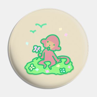 Spring Monkey! Pin