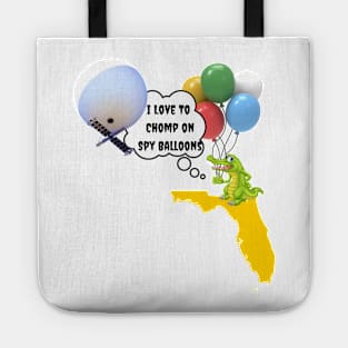 I Love To Chomp On Spy Ballons Tote