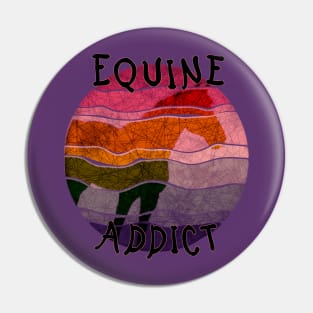 Equine addict N3 - purple Pin