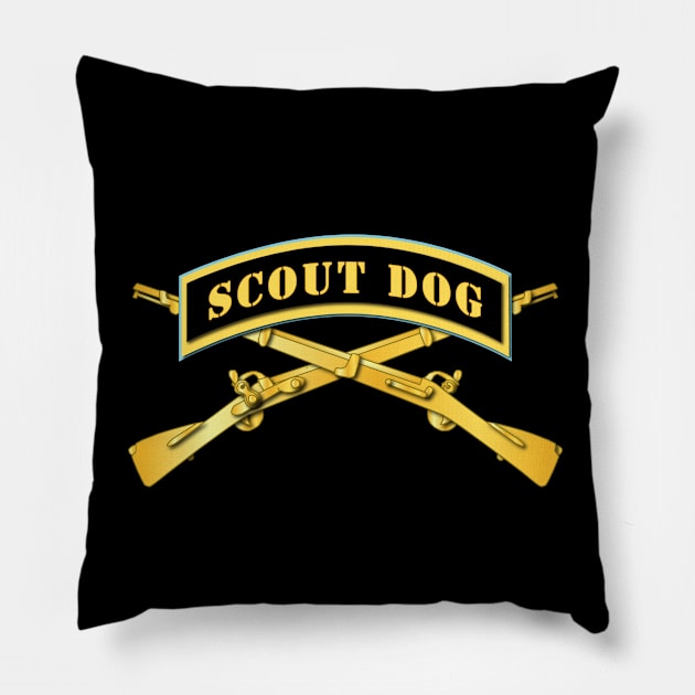 Scout Dog Badge Pillow by twix123844