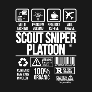 Scout sniper platoon T-shirt | Job Profession | #DW T-Shirt