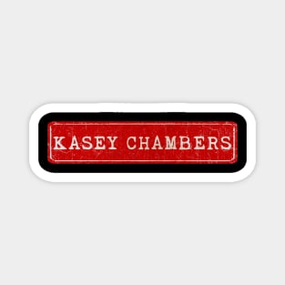 vintage retro plate Kasey Chambers Magnet