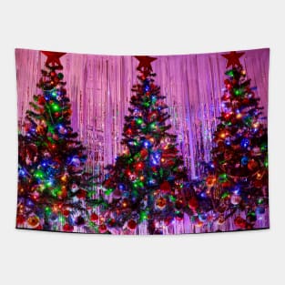 Christmas Trees Display Tapestry