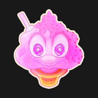 Strawberry sorbet ice-cream cone T-Shirt