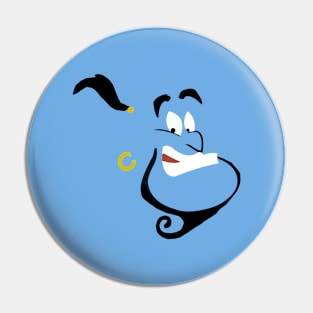 Genie Face Pin