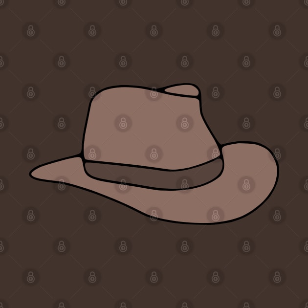 Brown Fedora Hat by KayBee Gift Shop