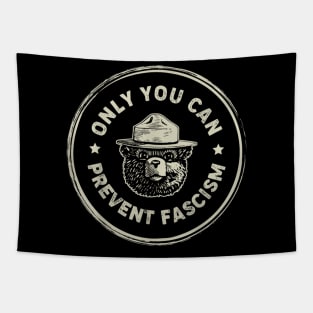 Vintage Resist Smokey The Bear Only You Can Prevent Fascism Tapestry