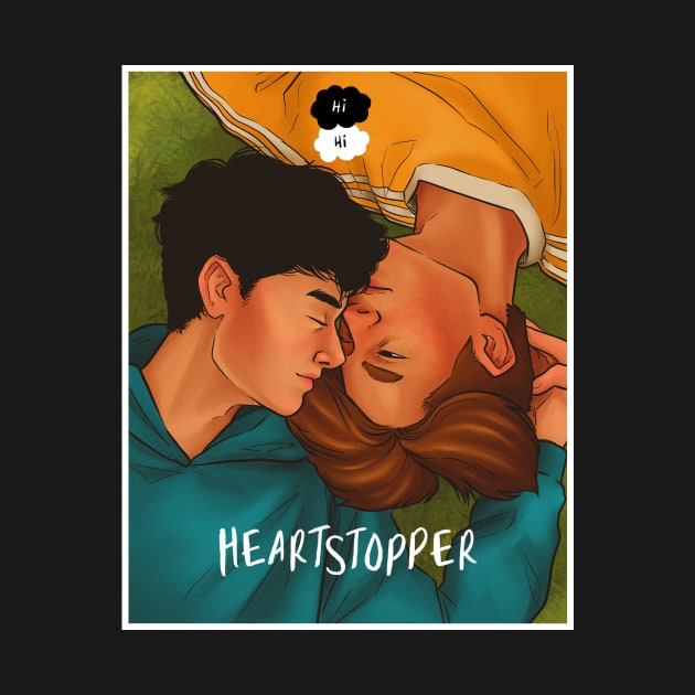 Nick and Charlie - heartstopper tfios poster by daddymactinus