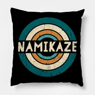 Retro Styles Namikaze Name Birthday 70s 80s 90s Circle Pillow