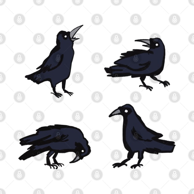 Four Crows by Nigh-designs