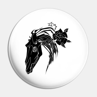 zombie horse Pin