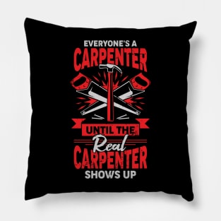 Funny Carpentry Job Carpenter Gift Pillow
