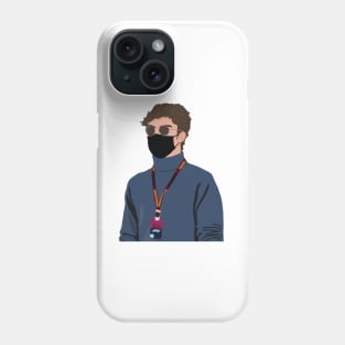 Pierre Gasly at the 2020 German Grand Prix at the Nurburgring Phone Case