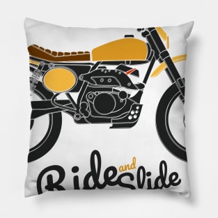 Ride and Slide Scrambler Pillow