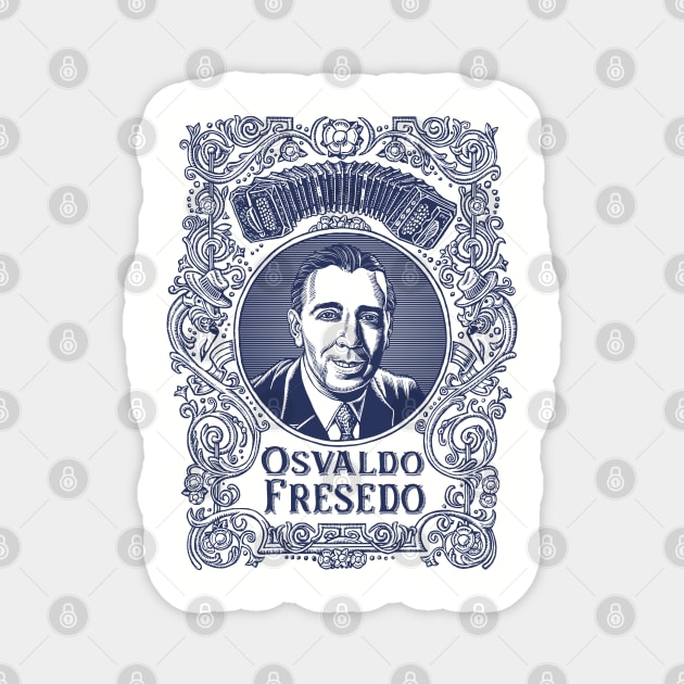 Osvaldo Fresedo in Blue Magnet by Lisa Haney