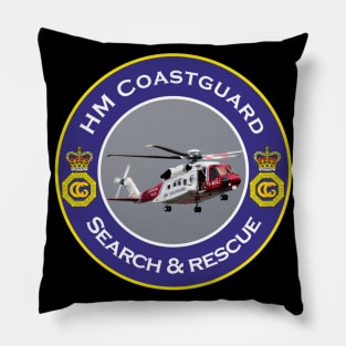 HM Coastguard Sikorsky S-92A Helicopter Pillow