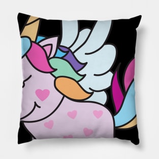 Valentine's Day Unicorn Pillow