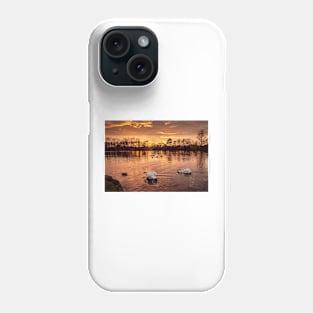 Nantwich Lake Sunset Phone Case