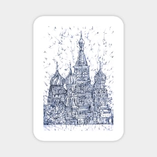 KREMLIN - pencil painting Magnet