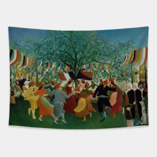 A Centennial of Independence by Henri Rousseau Tapestry