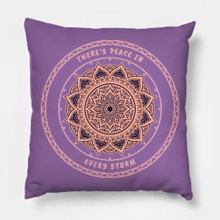 inner peace Zen Mandala Pillow