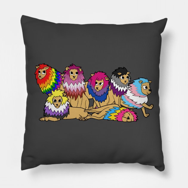 The Pride Pride Pillow by marzipanpond