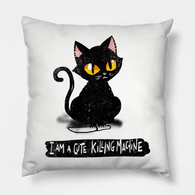 Killing machine Pillow by kharmazero