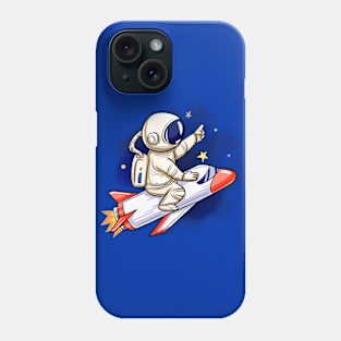 Astronaut Rocket Ride Phone Case