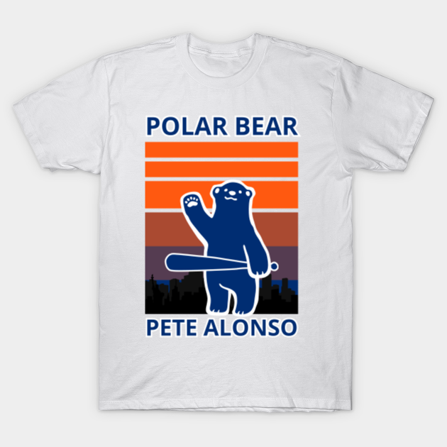 New York Mets Pete Alonso Polar Bear Pete Tee Shirt