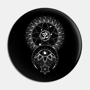 Om Symbol | Sacred Geometry Pin