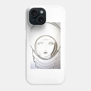 art anime deco moon girl Jacqueline Mcculloch Phone Case