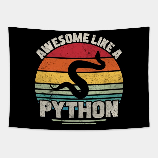 Awesome Like A Python Tapestry by White Martian