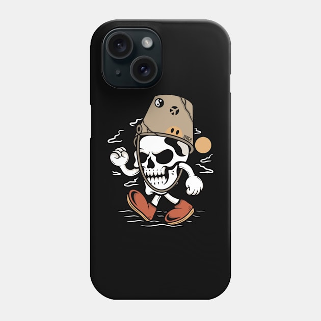 Skull head Phone Case by gggraphicdesignnn