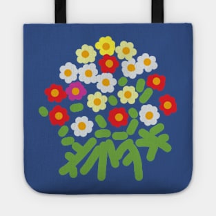 Abstract Floral Art Flowers and Ferns for Mothers Day Tote