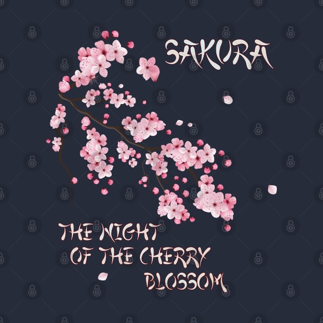 Sakura - The night of the cherry blossom by KrasiStaleva