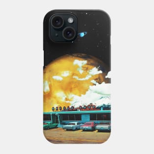 Waffle Shop - Space Collage, Retro Futurism, Sci-Fi Phone Case