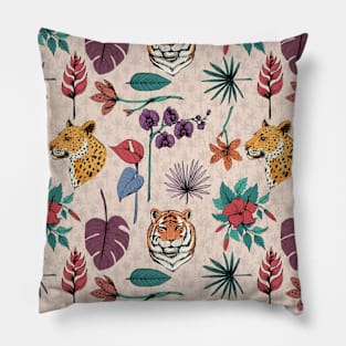 Tigers And Cheetahs Pillow