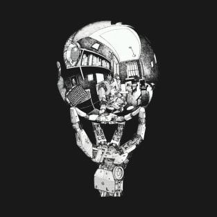 Robot Head In Hand T-Shirt