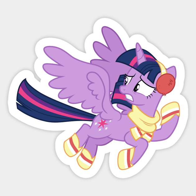 Worried Princess Twilight Sparkle - My Little Pony - Sticker