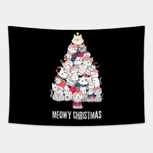 Meowy-christmas Tapestry