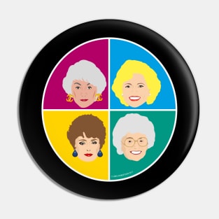 The Golden Girls - Complete Set of all four Pin