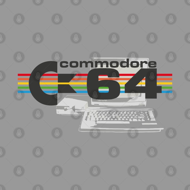 Commodore 64 Retro Fan Design by boobear_studio