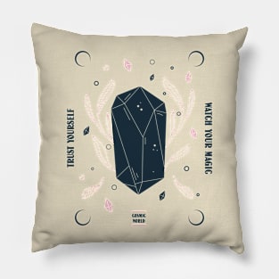 Crystals Trust in Yourself Cosmic Energy Pillow