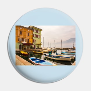 Castelletto Waterfront on Lake Garda in Italy Pin