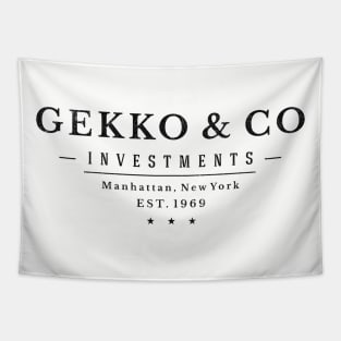 Gekko & Co - Investments - modern vintage logo Tapestry