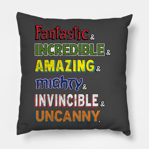 Super Heroic Inspiration Pillow by Hanzo