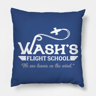 Wash's Flight School 1 Pillow