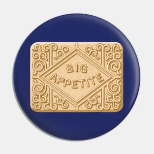 Big Appetite Custard Cream Biscuit Pin