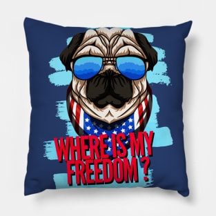 Where is my Freedom? Pillow