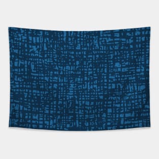 Fibre Mesh Pattern (Blue) Tapestry